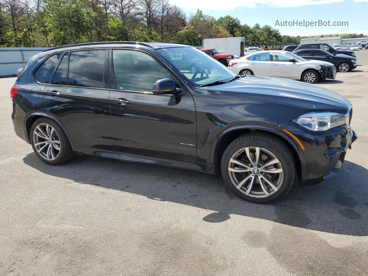 2015 Bmw X5 Xdrive35i Black vin: 5UXKR0C57F0P03558