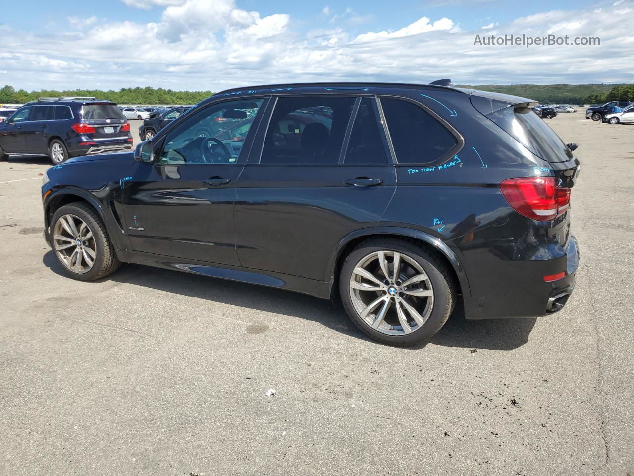 2015 Bmw X5 Xdrive35i Черный vin: 5UXKR0C57F0P03558