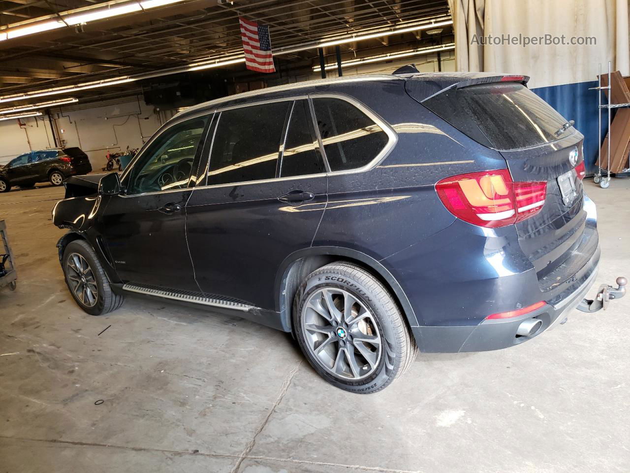 2015 Bmw X5 Xdrive35i Blue vin: 5UXKR0C57F0P04547