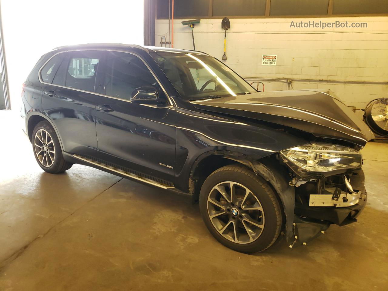 2015 Bmw X5 Xdrive35i Blue vin: 5UXKR0C57F0P04547