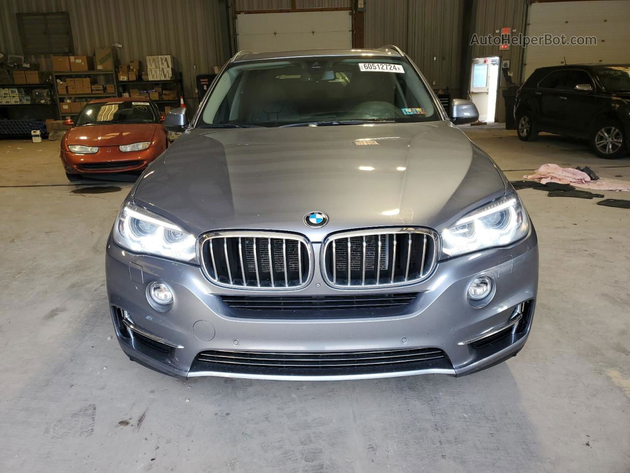 2015 Bmw X5 Xdrive35i Silver vin: 5UXKR0C57F0P05665