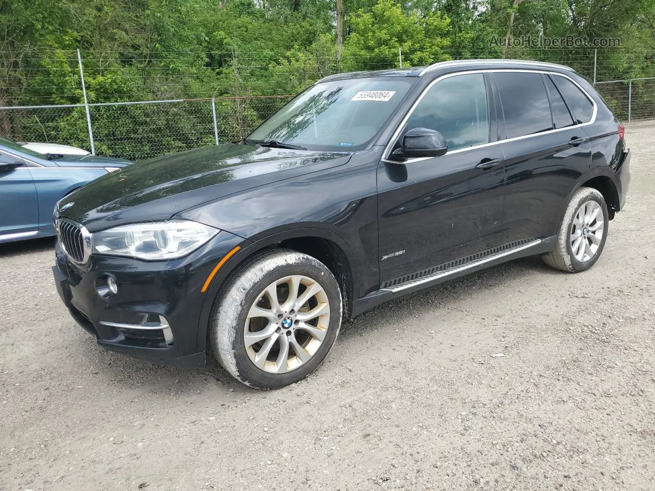 2015 Bmw X5 Xdrive35i Black vin: 5UXKR0C57F0P10669