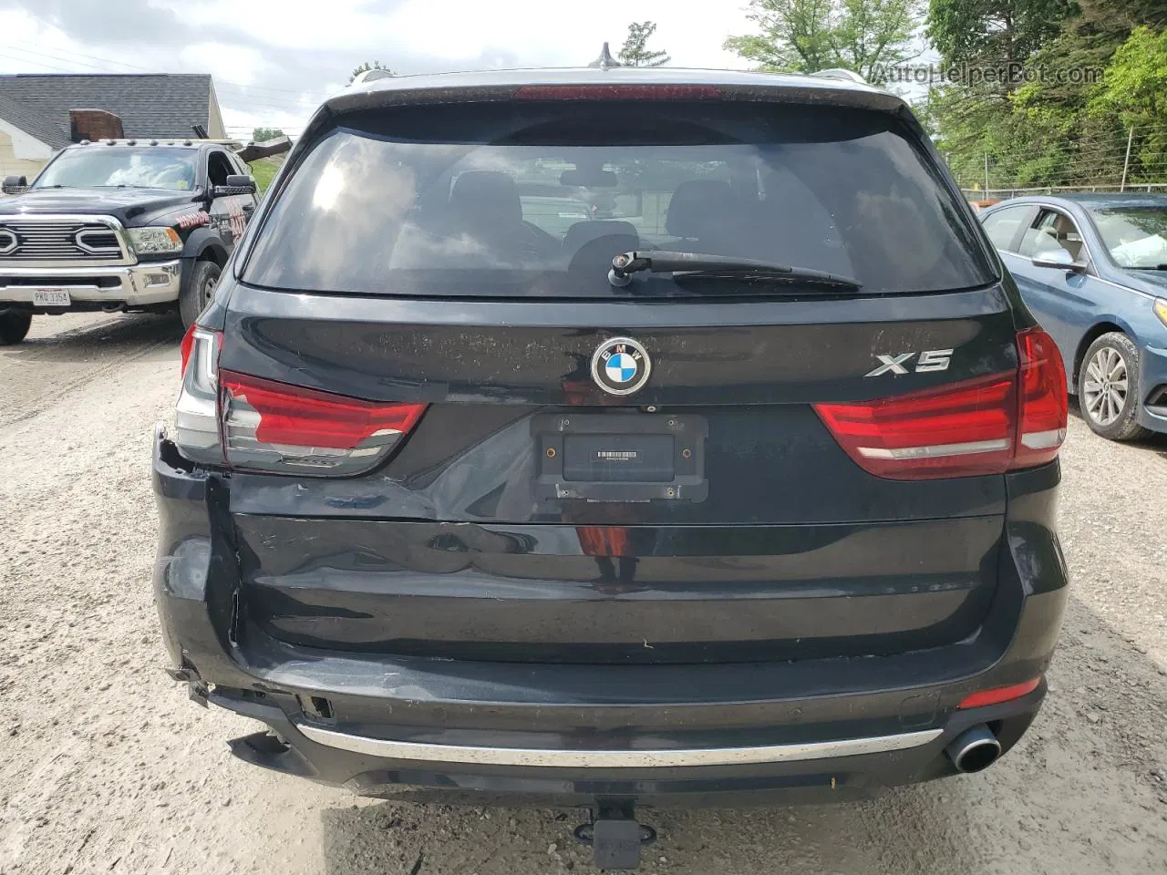 2015 Bmw X5 Xdrive35i Black vin: 5UXKR0C57F0P10669