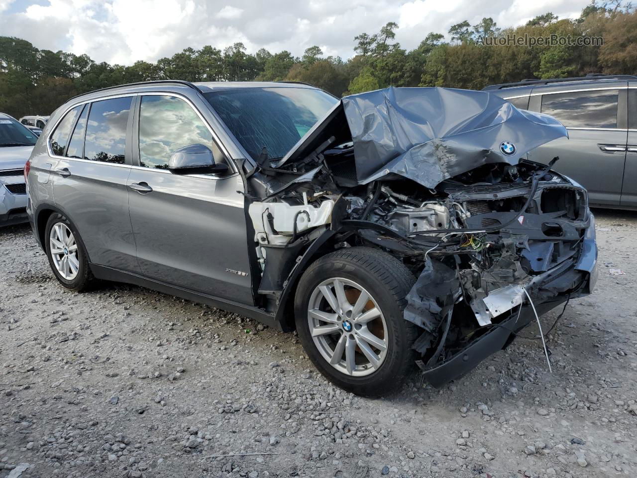 2015 Bmw X5 Xdrive35i Charcoal vin: 5UXKR0C57F0P12549