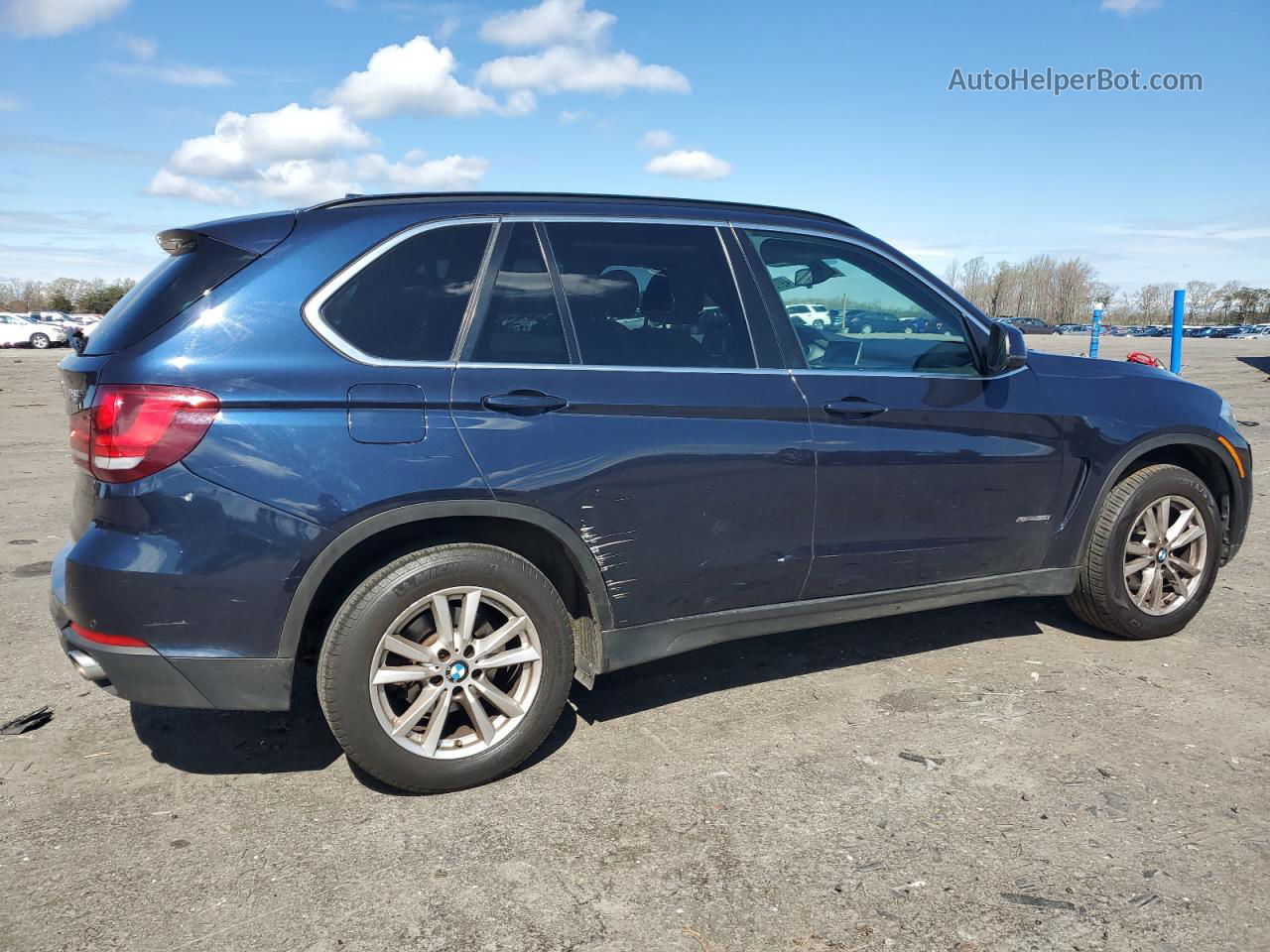 2015 Bmw X5 Xdrive35i Синий vin: 5UXKR0C57F0P15063