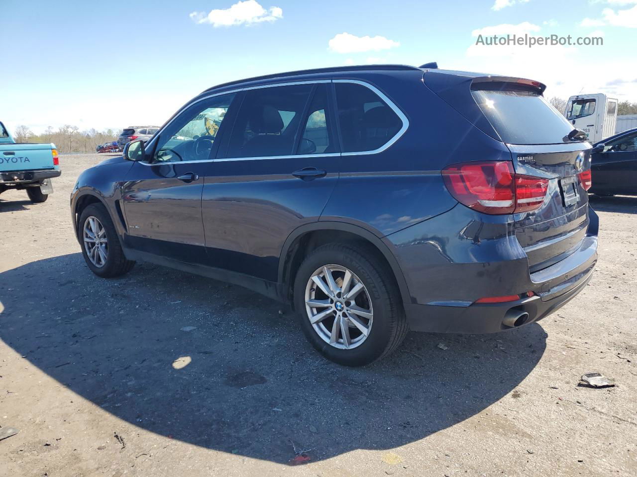 2015 Bmw X5 Xdrive35i Blue vin: 5UXKR0C57F0P15063