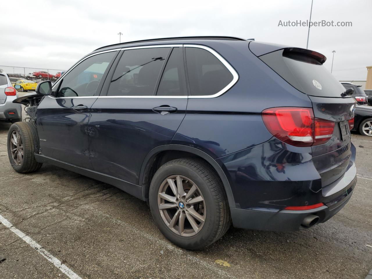 2015 Bmw X5 Xdrive35i Blue vin: 5UXKR0C57F0P16150