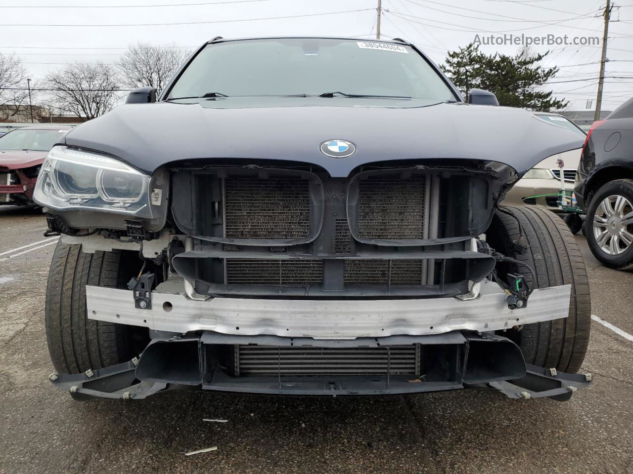 2015 Bmw X5 Xdrive35i Blue vin: 5UXKR0C57F0P16150