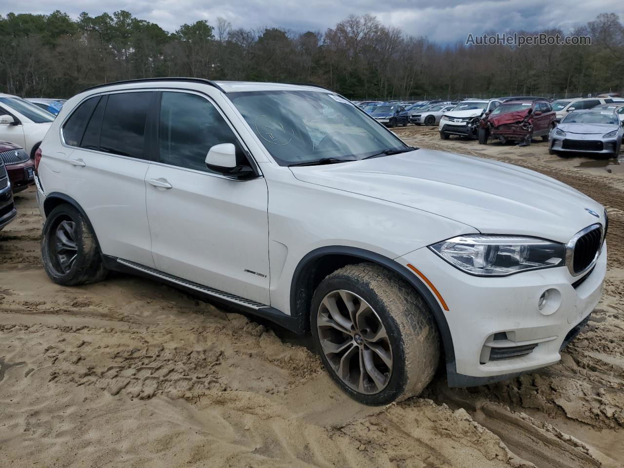 2016 Bmw X5 Xdrive35i White vin: 5UXKR0C57G0P19762