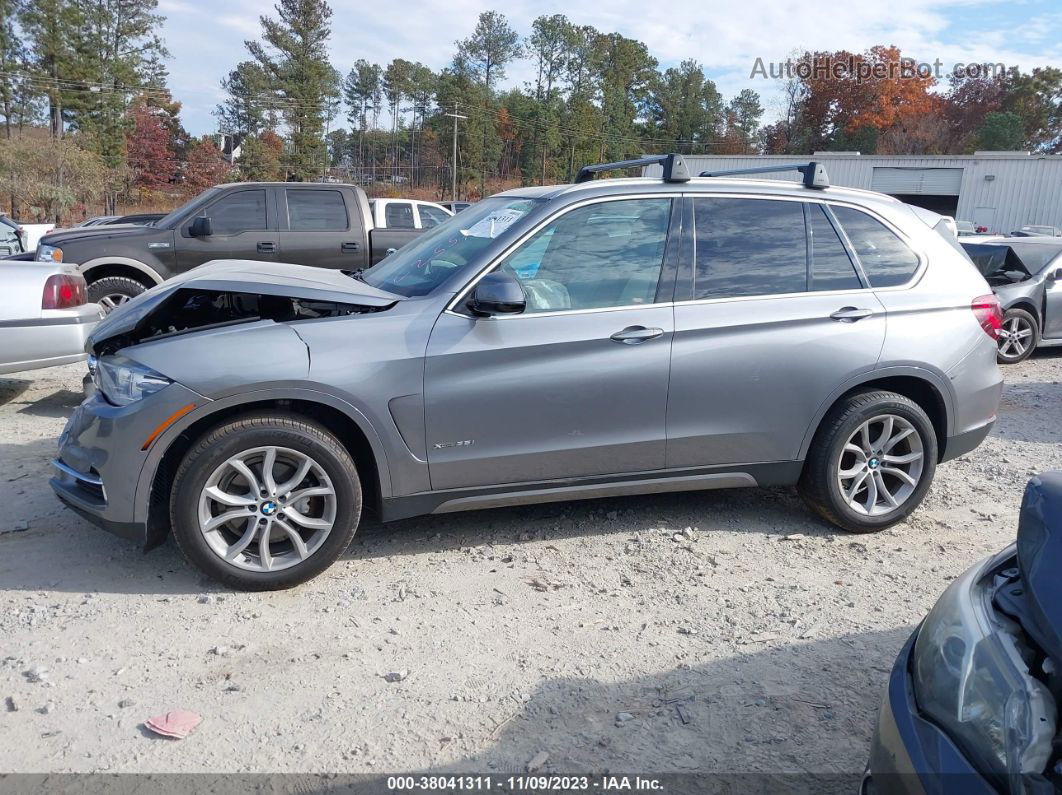 2014 Bmw X5 Xdrive35i Gray vin: 5UXKR0C58E0C25555