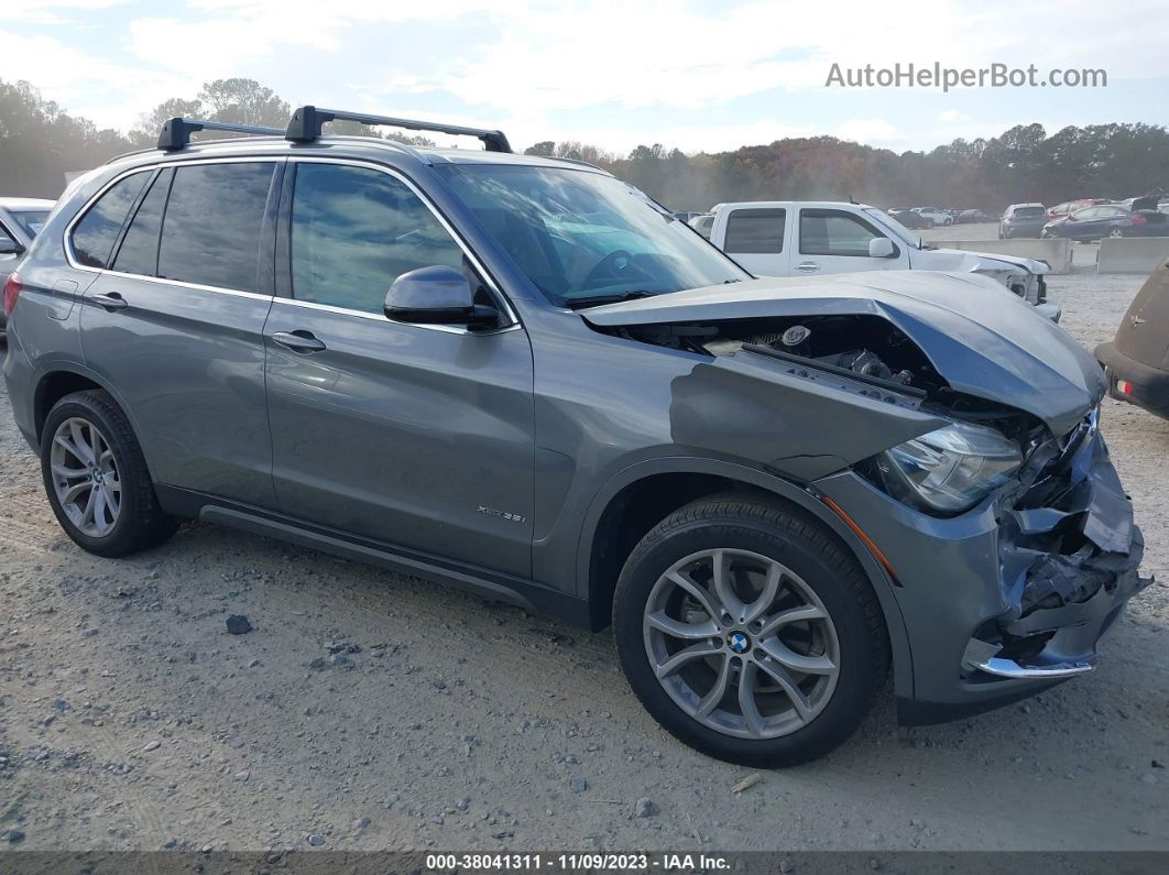 2014 Bmw X5 Xdrive35i Gray vin: 5UXKR0C58E0C25555