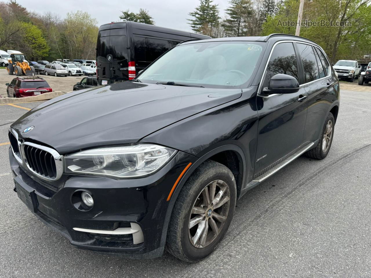 2014 Bmw X5 Xdrive35i Black vin: 5UXKR0C58E0C25796