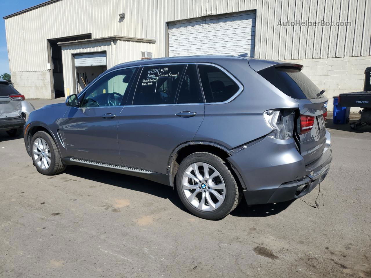 2014 Bmw X5 Xdrive35i Серебряный vin: 5UXKR0C58E0C28181