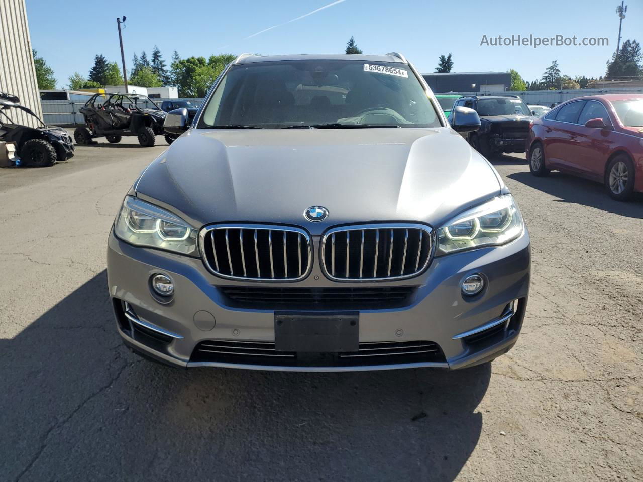 2014 Bmw X5 Xdrive35i Серебряный vin: 5UXKR0C58E0C28181