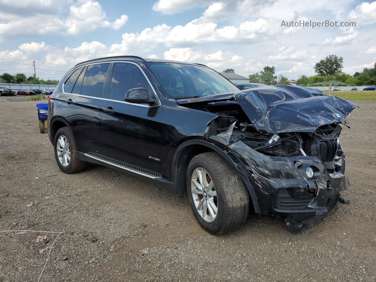 2014 Bmw X5 Xdrive35i Black vin: 5UXKR0C58E0H20113