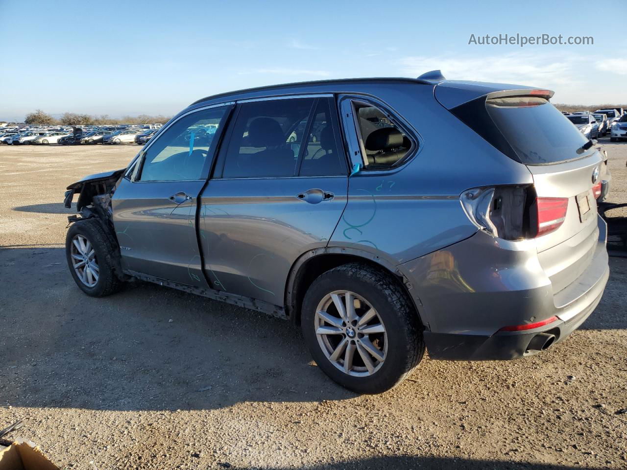 2014 Bmw X5 Xdrive35i Gray vin: 5UXKR0C58E0H23092