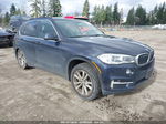 2014 Bmw X5 Xdrive35i Blue vin: 5UXKR0C58E0H25120