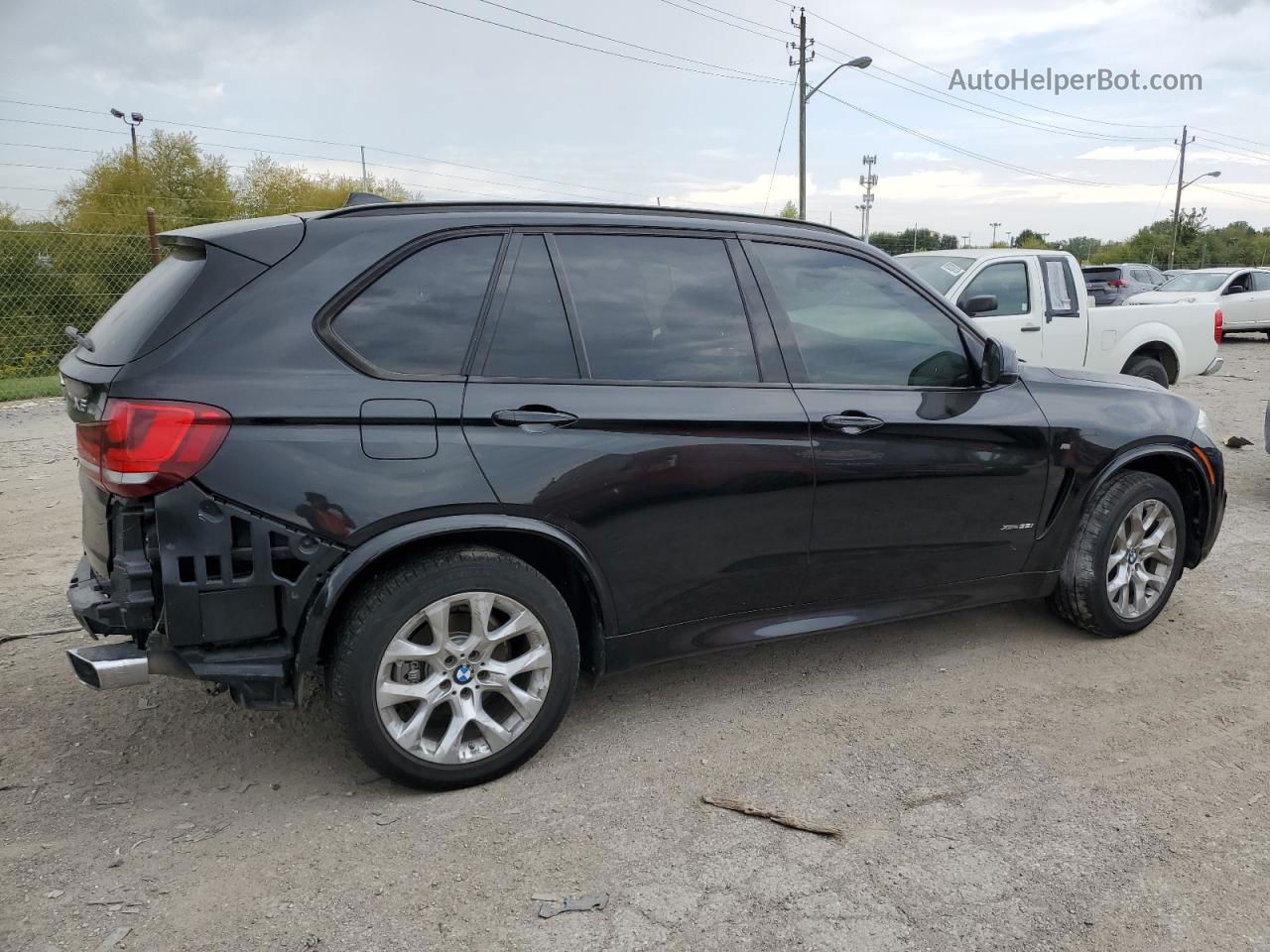 2014 Bmw X5 Xdrive35i Black vin: 5UXKR0C58E0K46094