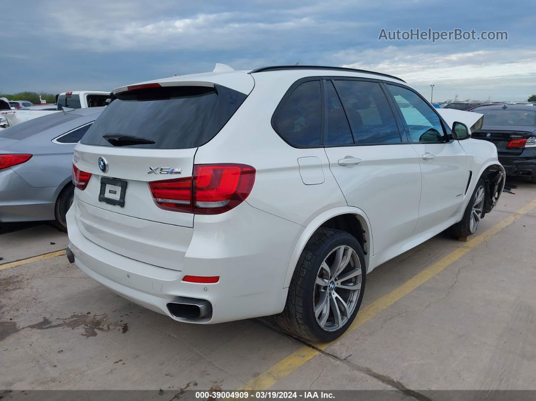 2015 Bmw X5 Xdrive35i White vin: 5UXKR0C58F0K64094