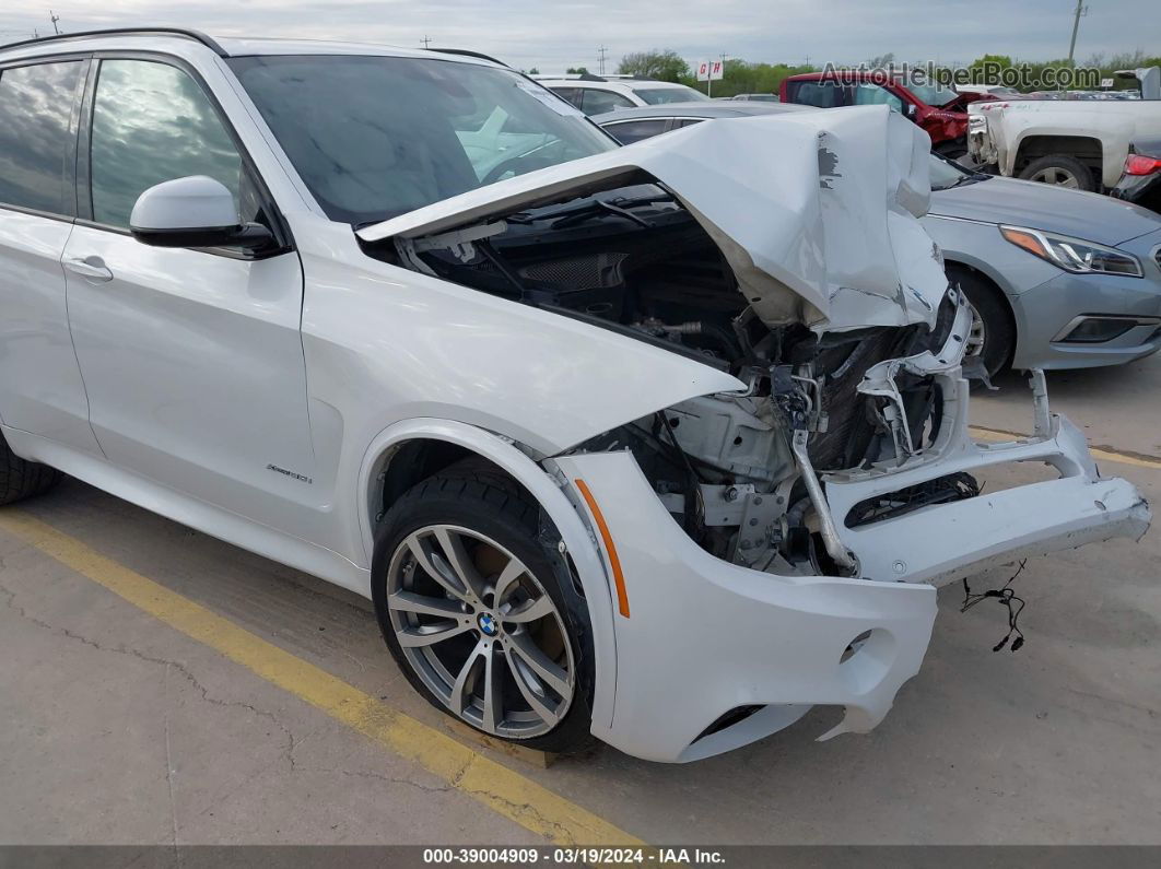 2015 Bmw X5 Xdrive35i White vin: 5UXKR0C58F0K64094