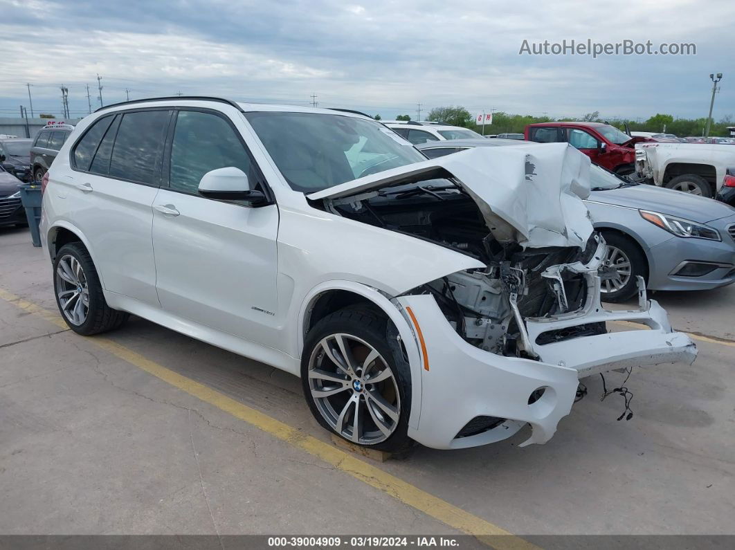 2015 Bmw X5 Xdrive35i White vin: 5UXKR0C58F0K64094