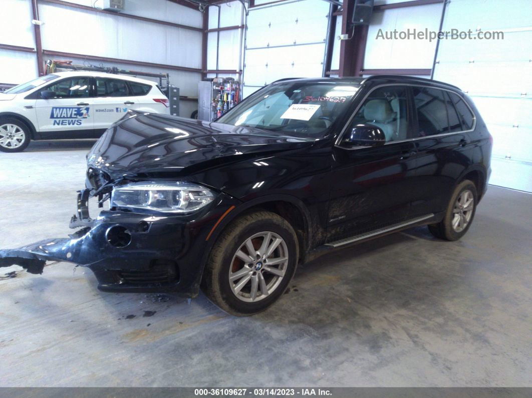 2015 Bmw X5 Xdrive35i Черный vin: 5UXKR0C58F0K67240