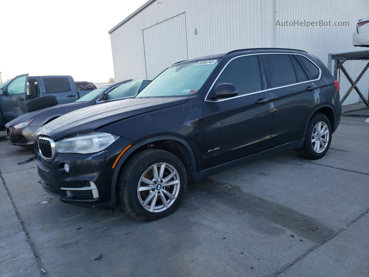 2015 Bmw X5 Xdrive35i Black vin: 5UXKR0C58F0K68856