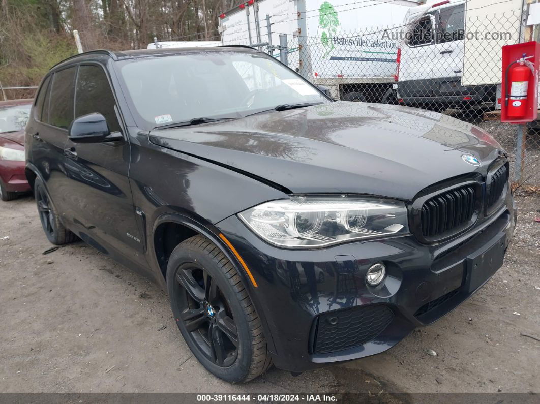 2014 Bmw X5 Xdrive35i Dark Blue vin: 5UXKR0C59E0H16006