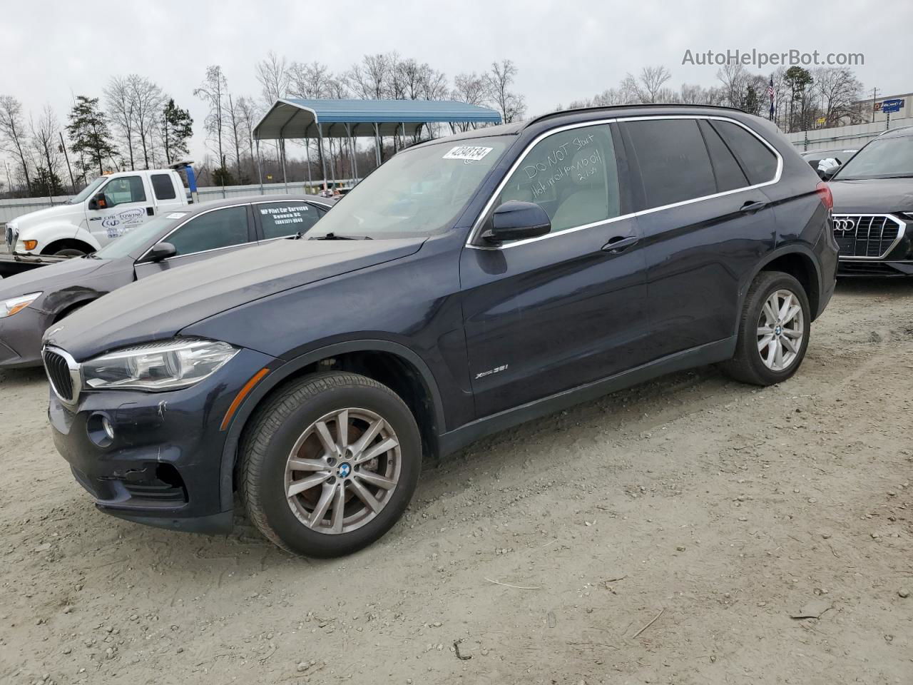 2014 Bmw X5 Xdrive35i Black vin: 5UXKR0C59E0H26387