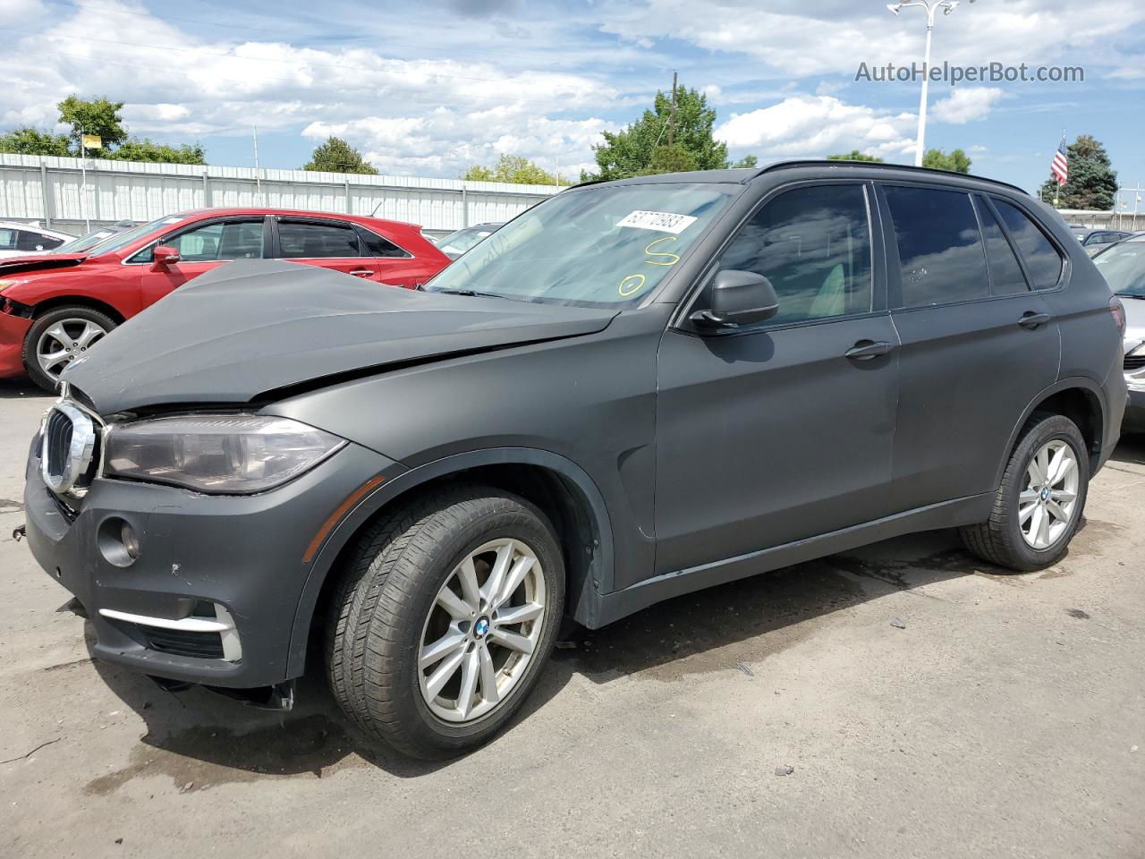 2014 Bmw X5 Xdrive35i Gray vin: 5UXKR0C59E0K48775