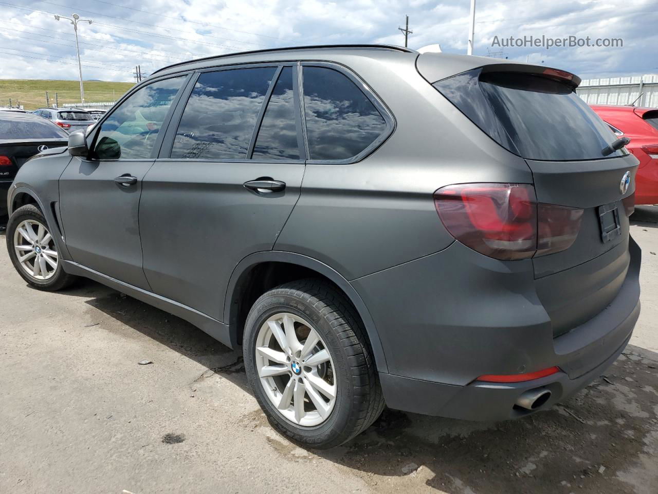 2014 Bmw X5 Xdrive35i Gray vin: 5UXKR0C59E0K48775