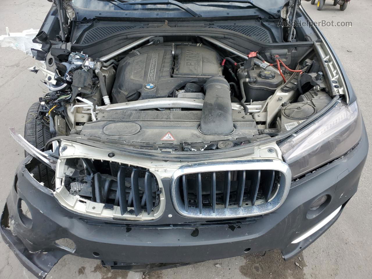 2014 Bmw X5 Xdrive35i Серый vin: 5UXKR0C59E0K48775