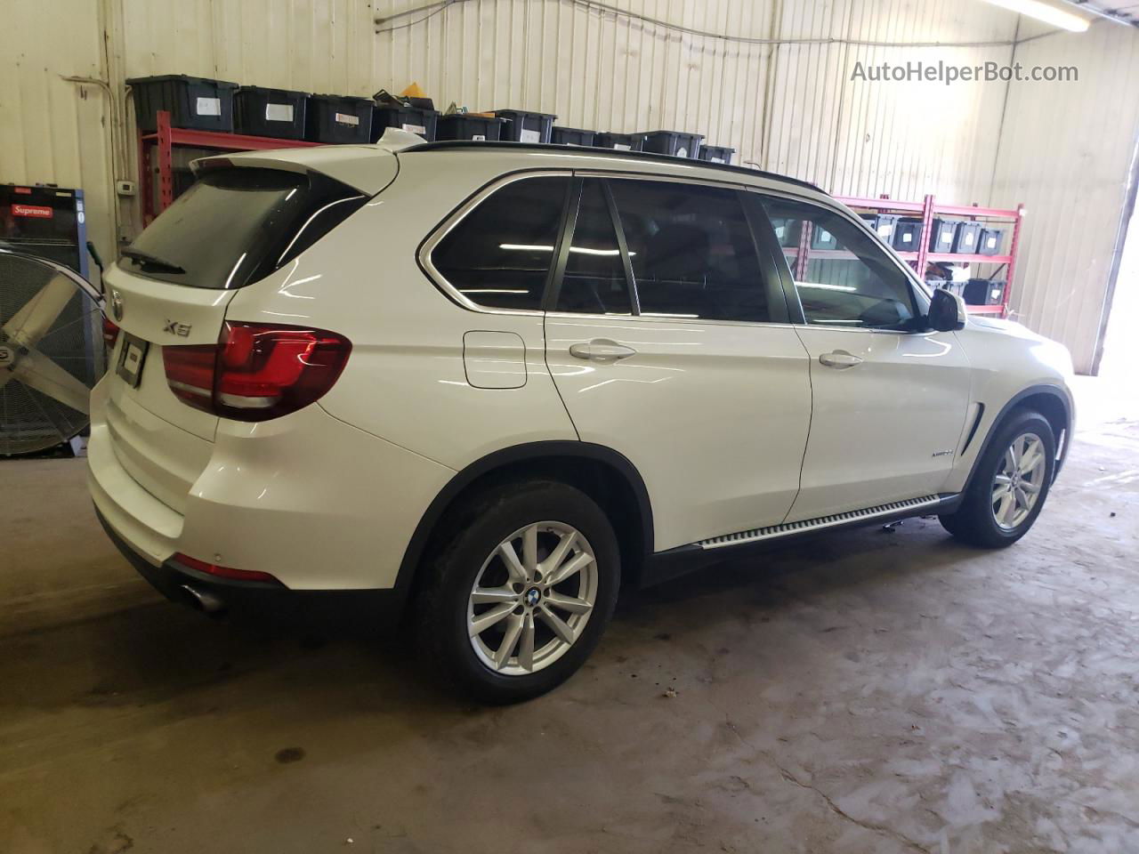 2015 Bmw X5 Xdrive35i White vin: 5UXKR0C59F0K55727