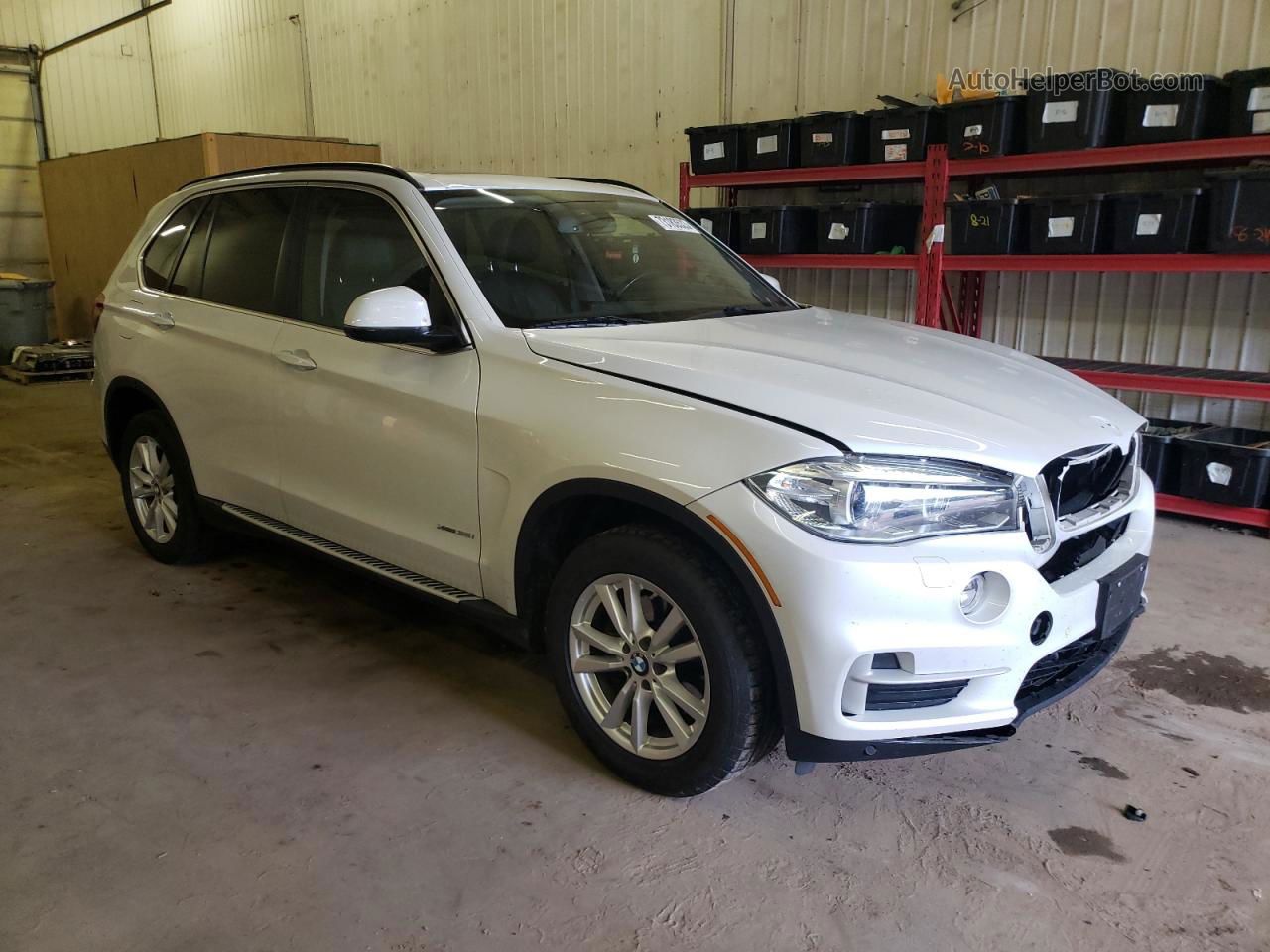 2015 Bmw X5 Xdrive35i Белый vin: 5UXKR0C59F0K55727