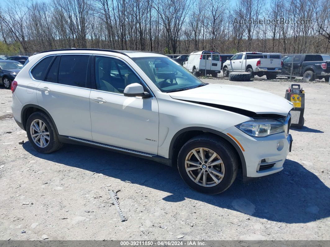 2015 Bmw X5 Xdrive35i White vin: 5UXKR0C59F0K58059