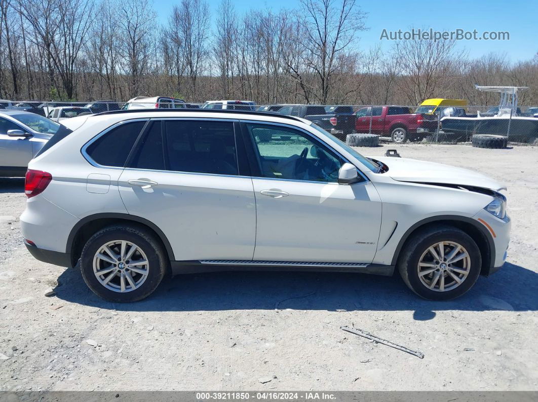 2015 Bmw X5 Xdrive35i White vin: 5UXKR0C59F0K58059