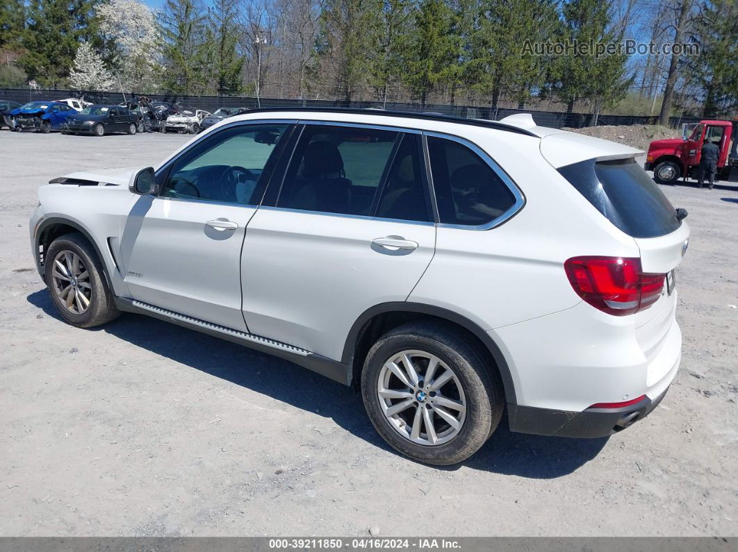 2015 Bmw X5 Xdrive35i White vin: 5UXKR0C59F0K58059