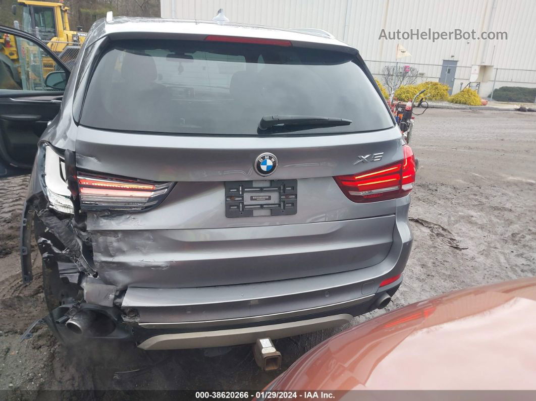 2015 Bmw X5 Xdrive35i Gray vin: 5UXKR0C59F0K60068