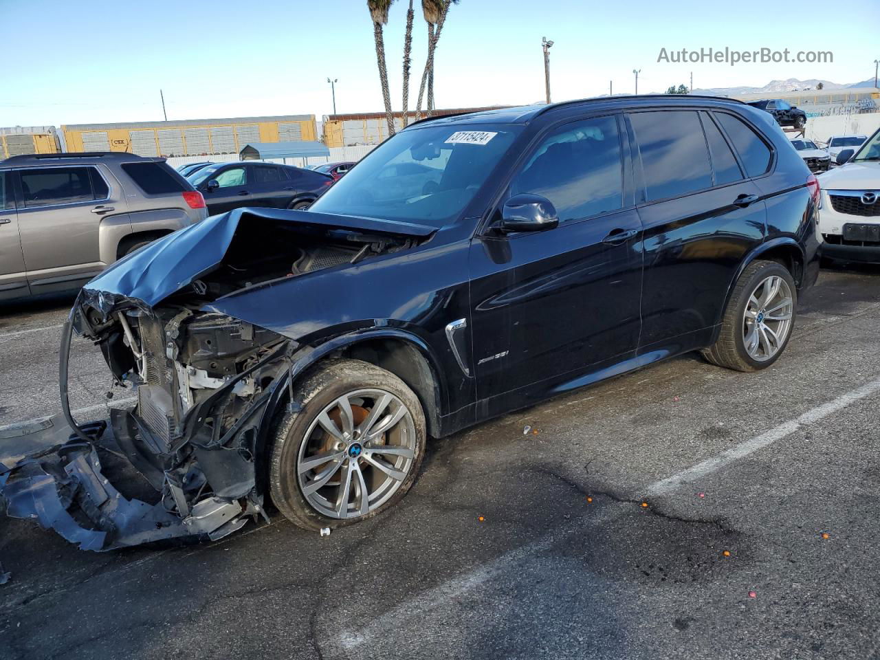 2015 Bmw X5 Xdrive35i Black vin: 5UXKR0C59F0K65352