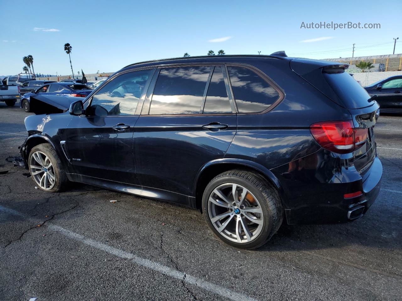 2015 Bmw X5 Xdrive35i Черный vin: 5UXKR0C59F0K65352