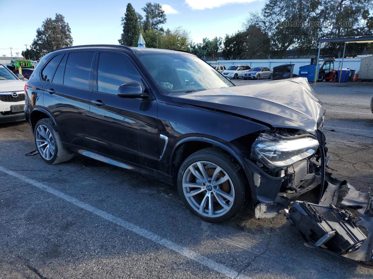 2015 Bmw X5 Xdrive35i Черный vin: 5UXKR0C59F0K65352