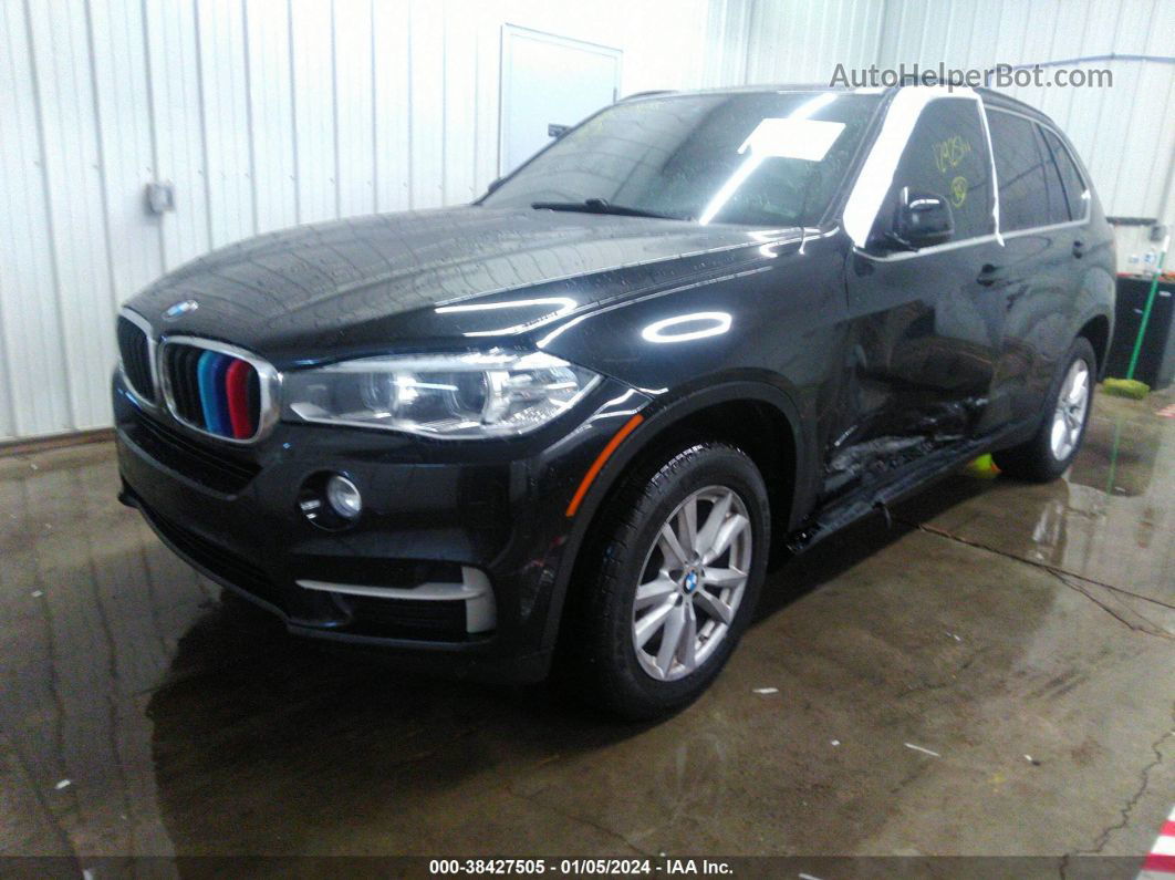 2015 Bmw X5 Xdrive35i Черный vin: 5UXKR0C59F0K66436