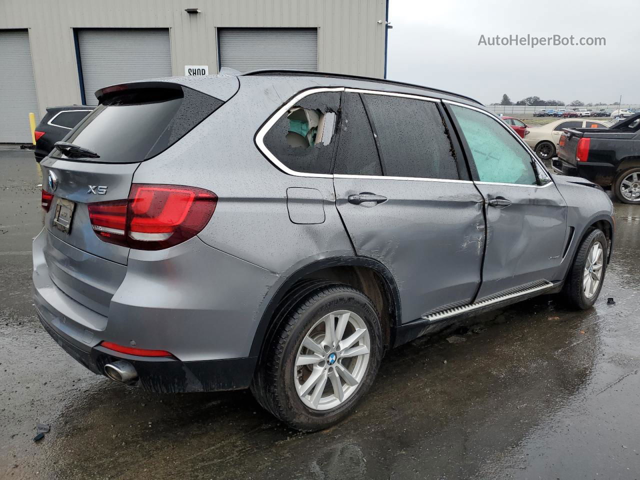 2015 Bmw X5 Xdrive35i Серый vin: 5UXKR0C59F0K68168