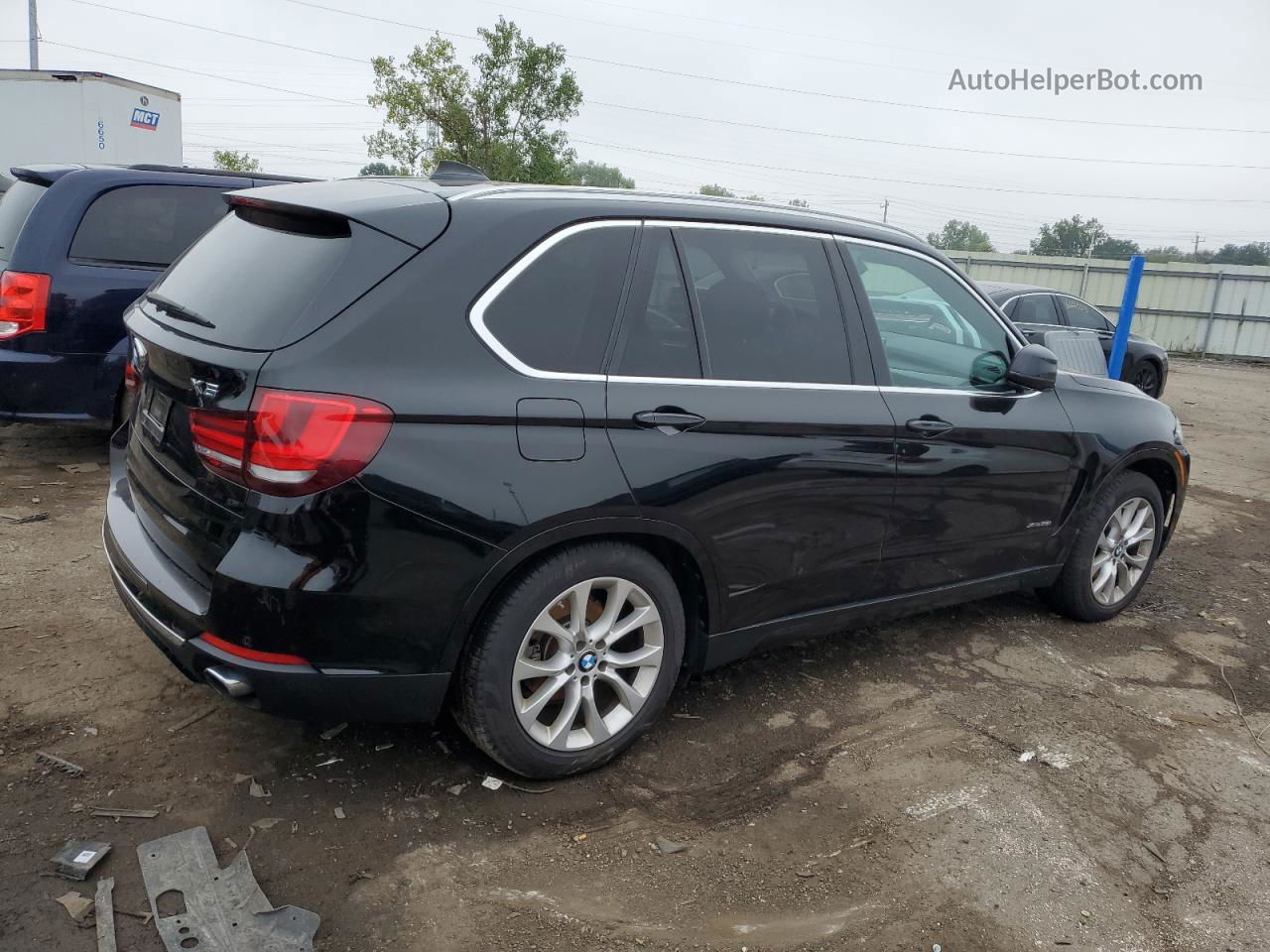 2015 Bmw X5 Xdrive35i Черный vin: 5UXKR0C59F0K69580