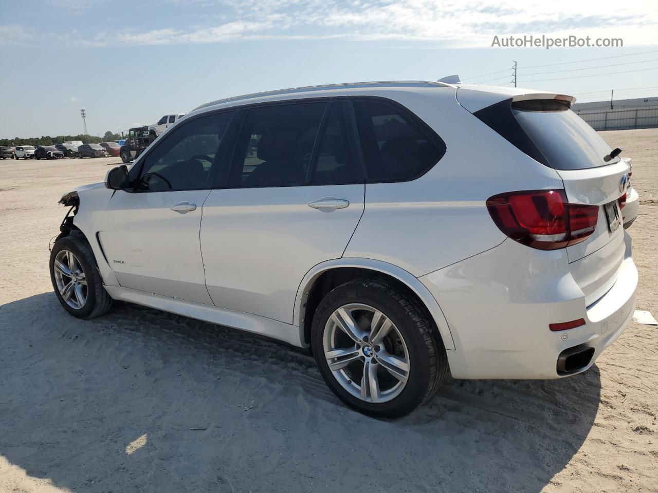 2015 Bmw X5 Xdrive35i White vin: 5UXKR0C59F0P01357