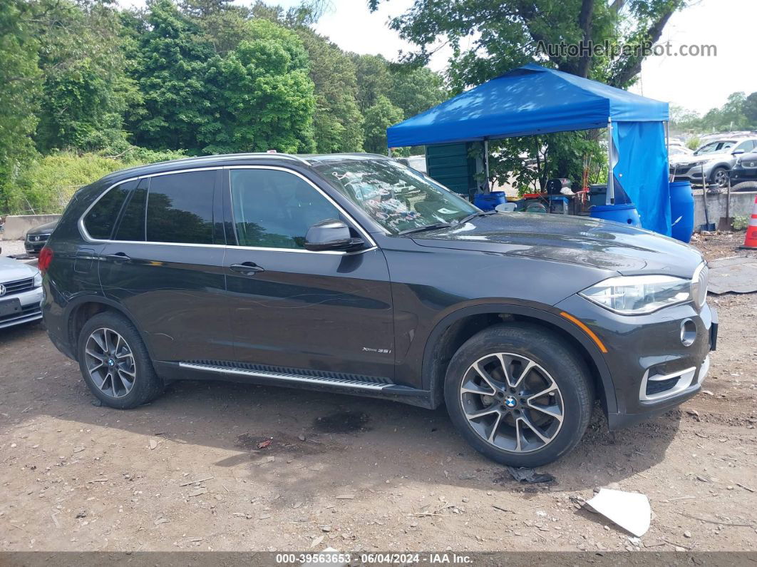 2015 Bmw X5 Xdrive35i Gray vin: 5UXKR0C59F0P02895