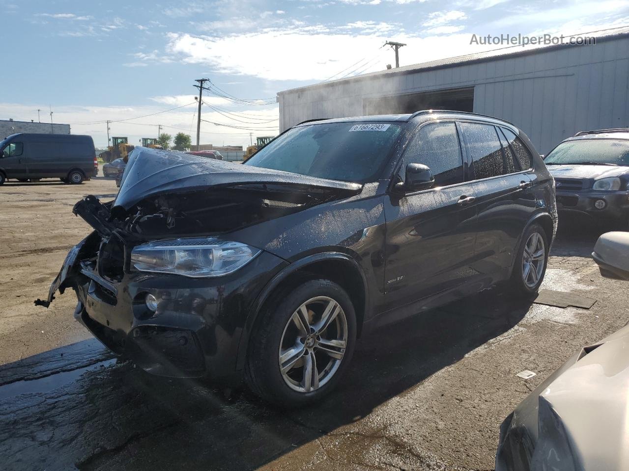 2015 Bmw X5 Xdrive35i Black vin: 5UXKR0C59F0P06591