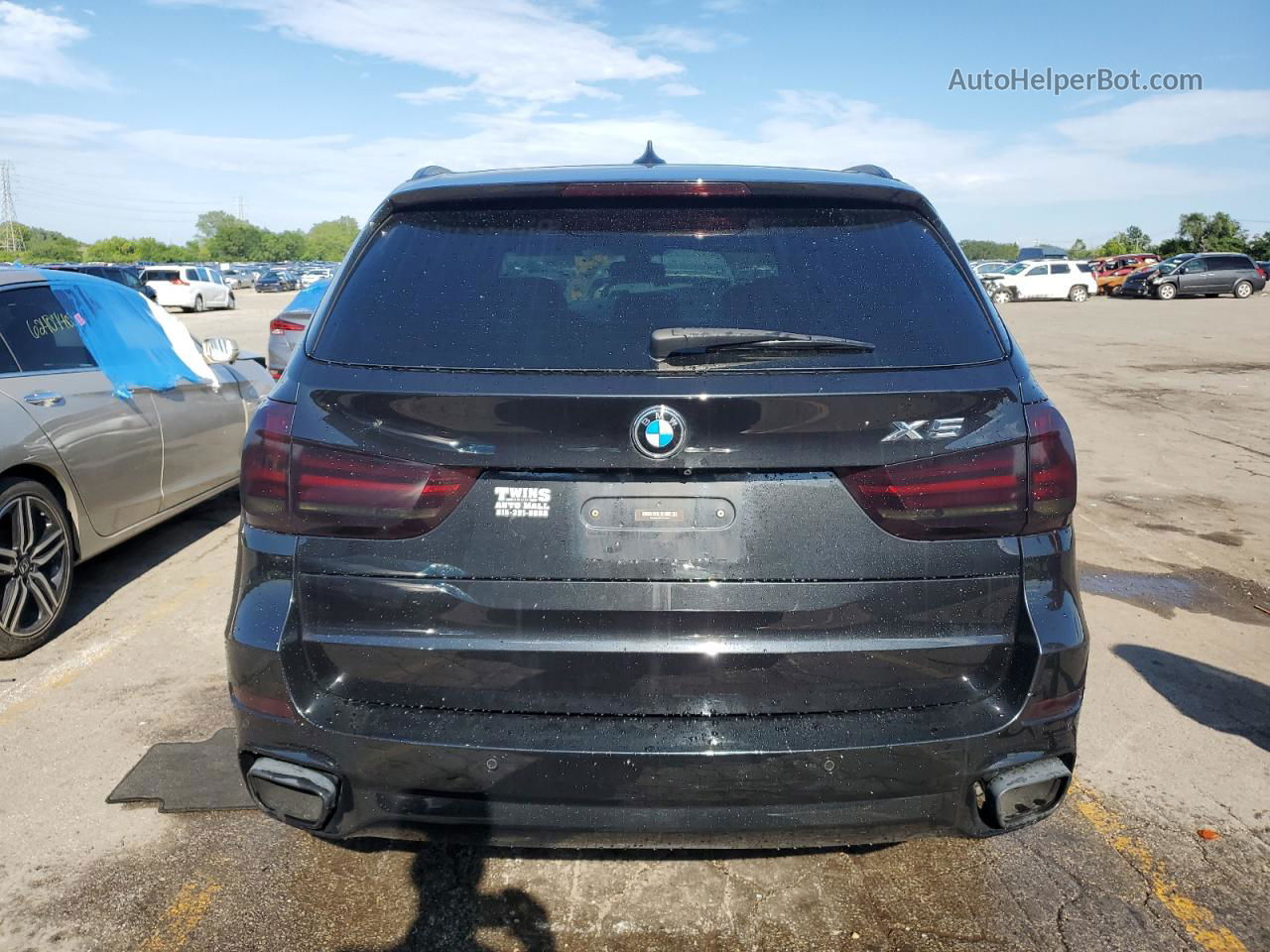 2015 Bmw X5 Xdrive35i Black vin: 5UXKR0C59F0P06591