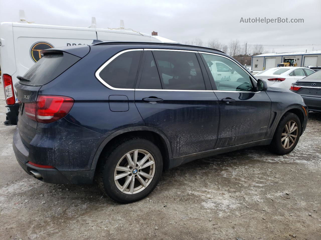 2015 Bmw X5 Xdrive35i Blue vin: 5UXKR0C59F0P12911