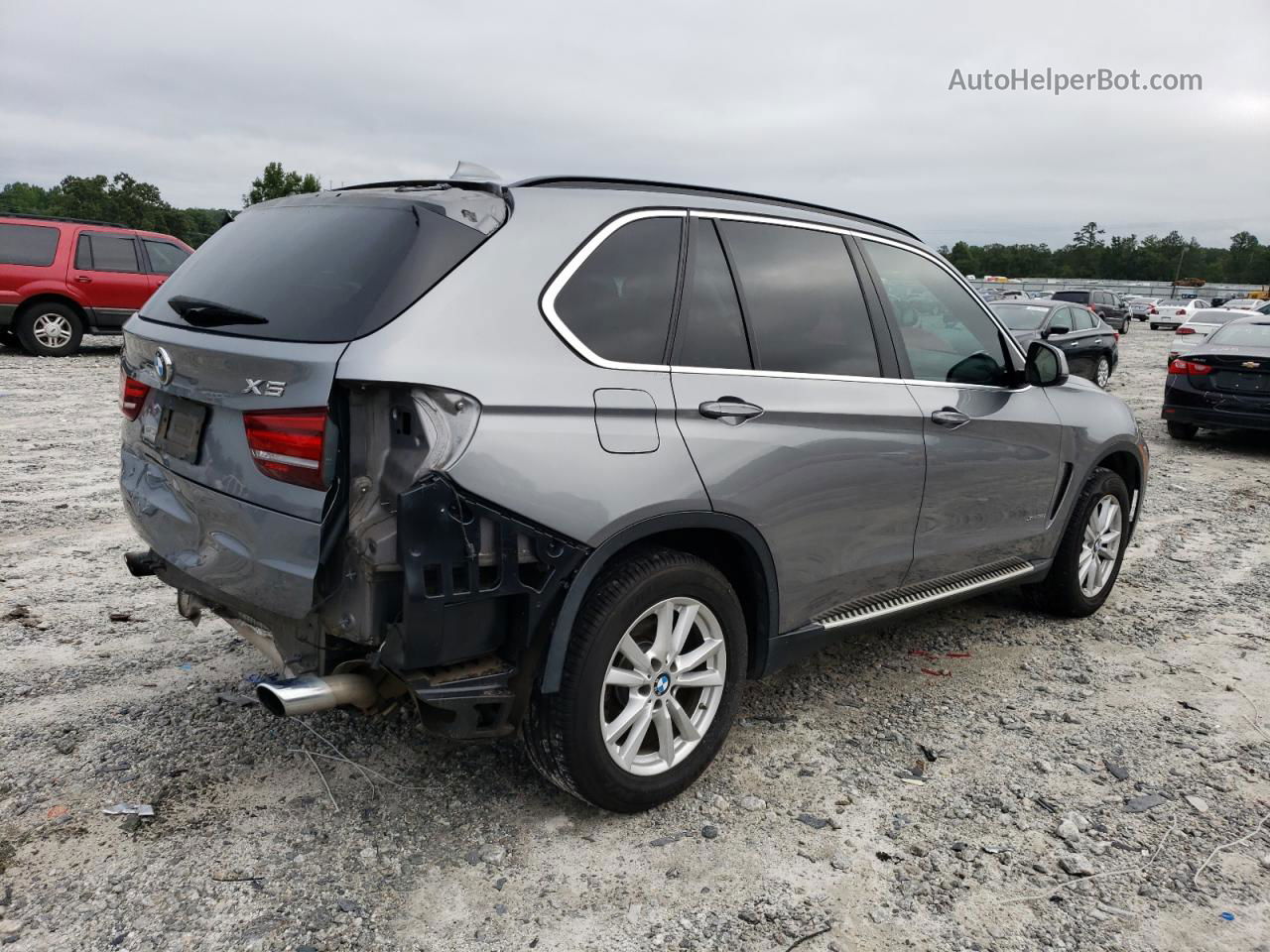 2015 Bmw X5 Xdrive35i Silver vin: 5UXKR0C59F0P14450